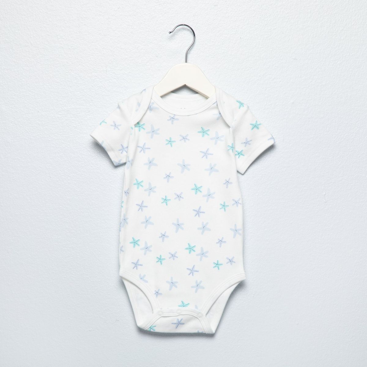 YAMP - Bodies Para Bebé niño Pack de 7 unidades Manga corta de Algodón Yamp