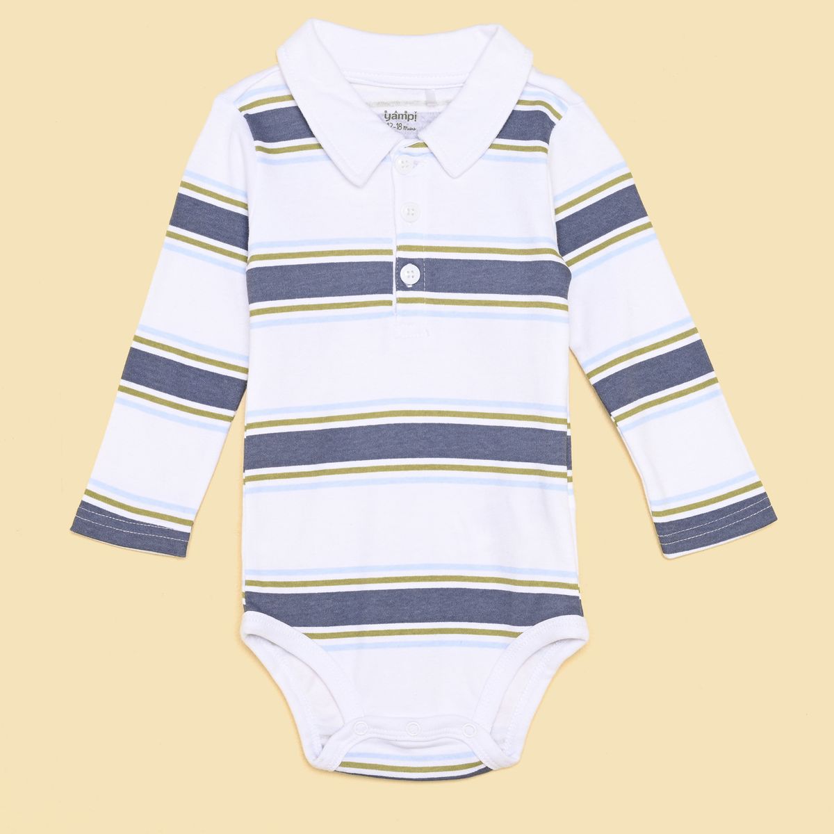 YAMP - Body para Bebé niño Pack de 2 unidades Con cuello de Algodón Yamp