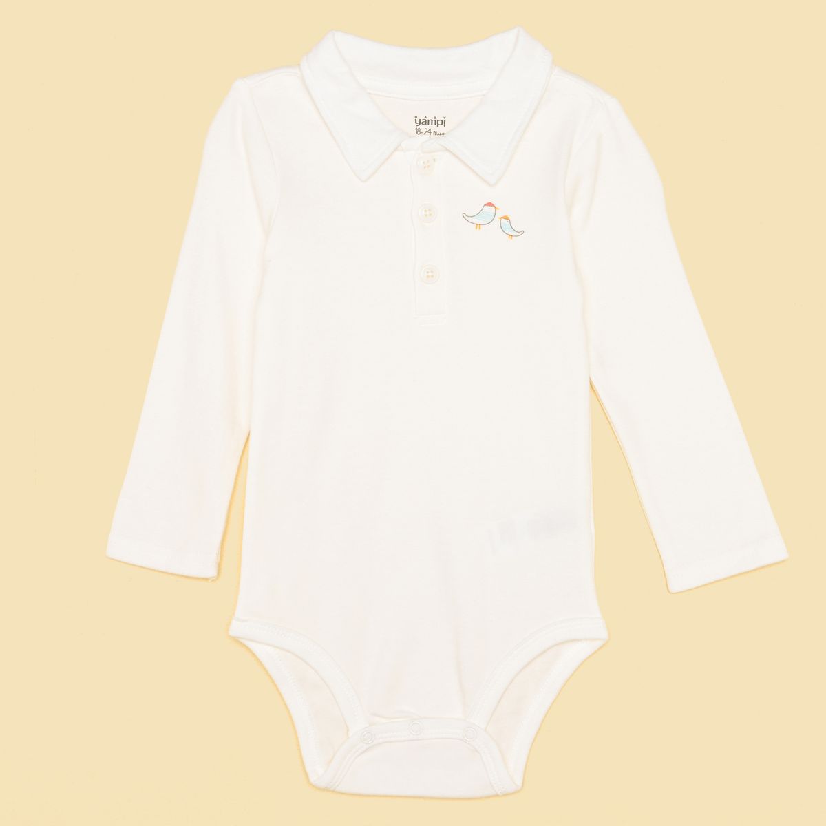 YAMP - Body para Bebé niño Pack de 2 unidades Con cuello de Algodón Yamp