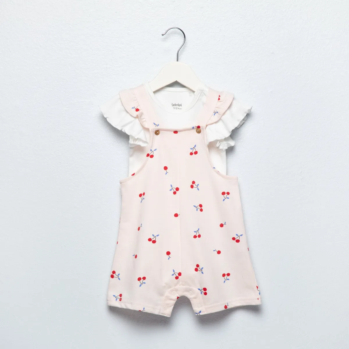 YAMP - Sets Enterizo + Body manga corta para Bebé niña en Algodón Yamp