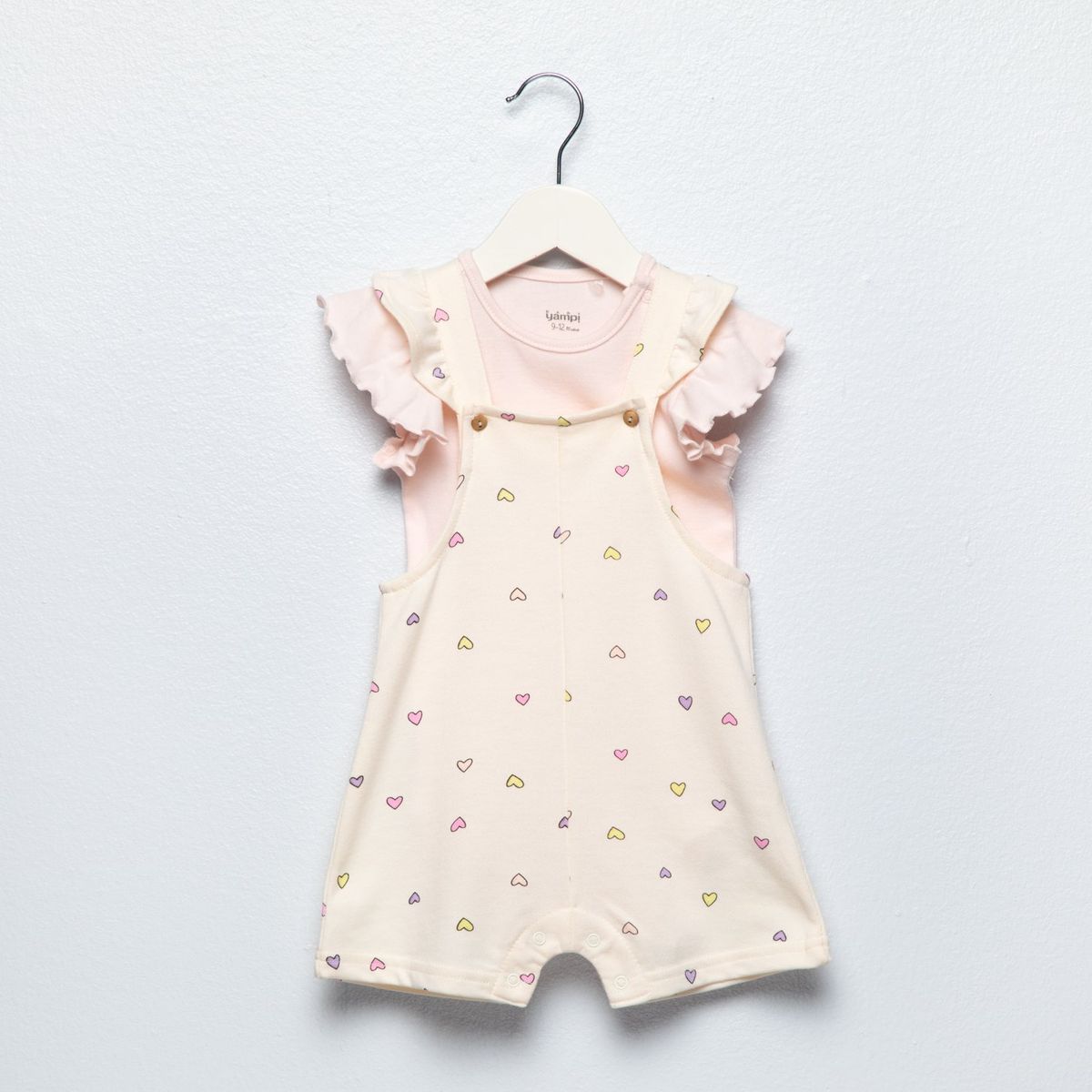 YAMP - Sets Enterizo + Body manga corta para Bebé niña en Algodón Yamp