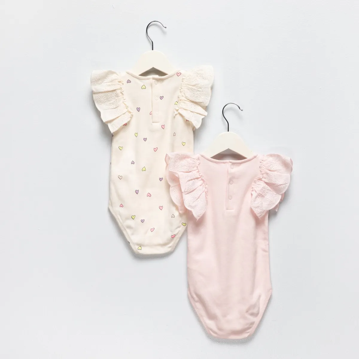 YAMP - Body para Bebé niña Pack de 2 unidades de Algodón Yamp