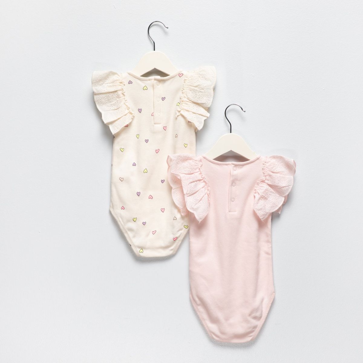 YAMP - Body para Bebé niña Pack de 2 unidades de Algodón Yamp