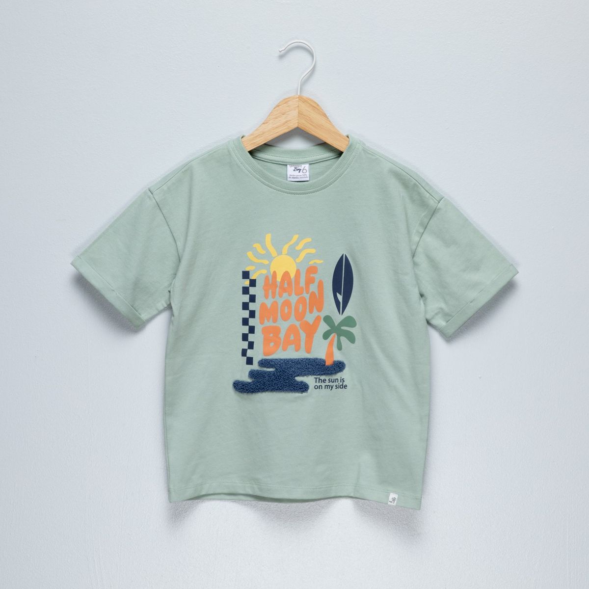 YAMP - Camiseta Para Niño con Estampado Manga corta de Algodón Yamp