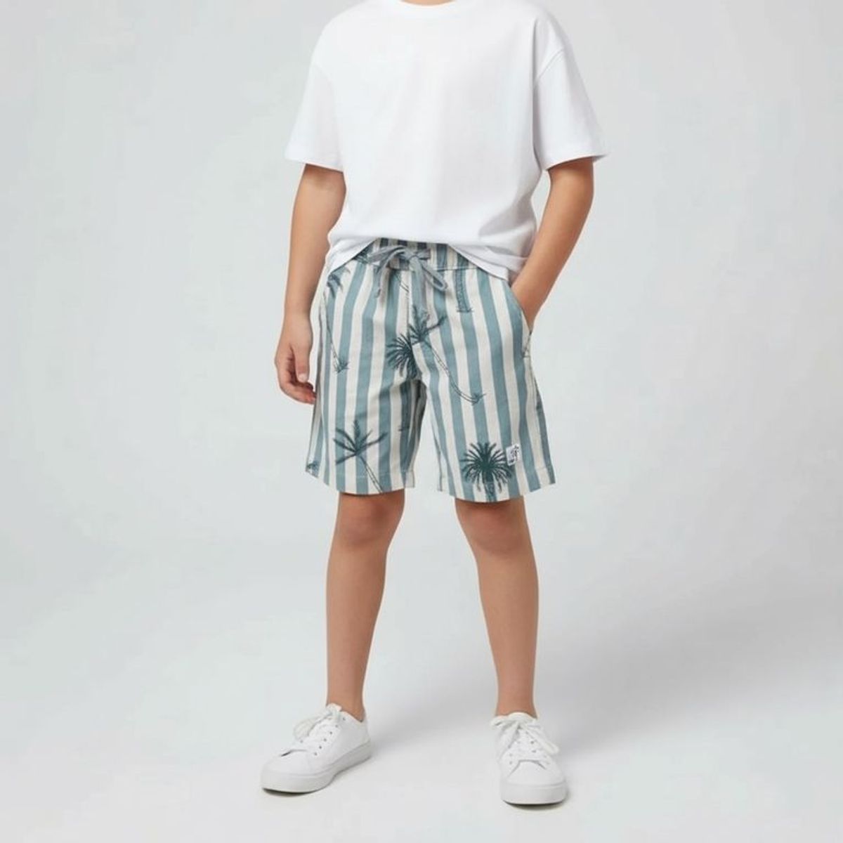 YAMP - Bermuda para Niño con Estampado de Algodón Yamp