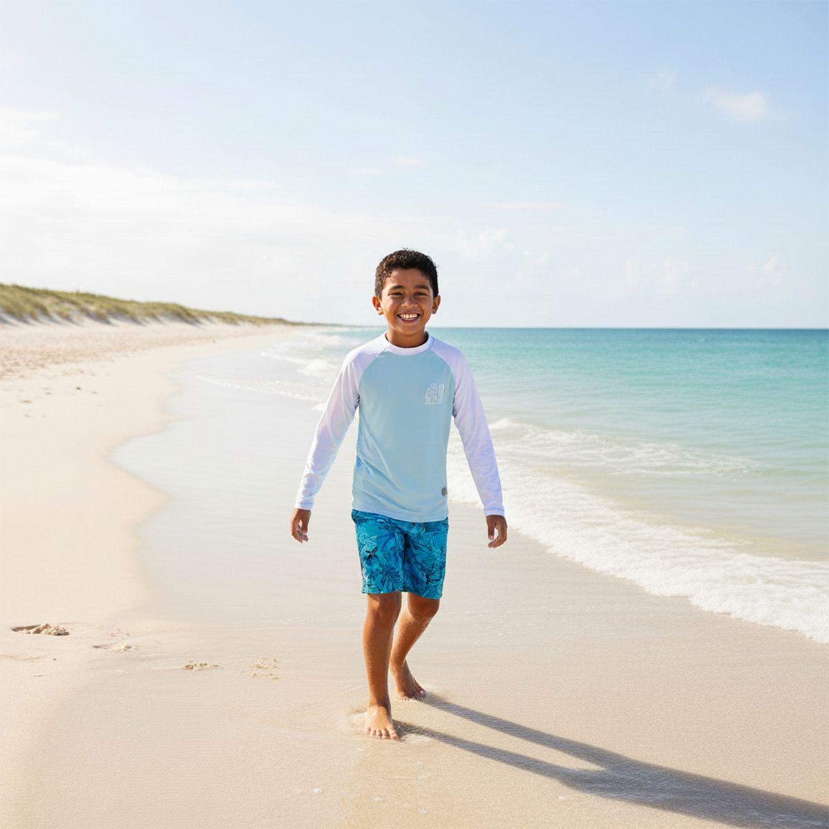 YAMP - Camiseta UV Para Niño con Estampado Manga larga Yamp