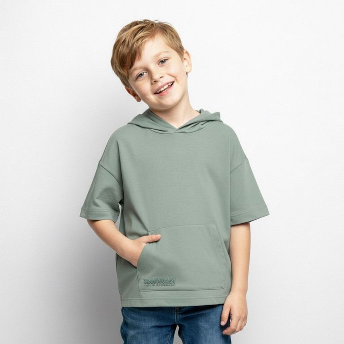 YAMP - Camiseta Para Niño Manga corta de Algodón Yamp