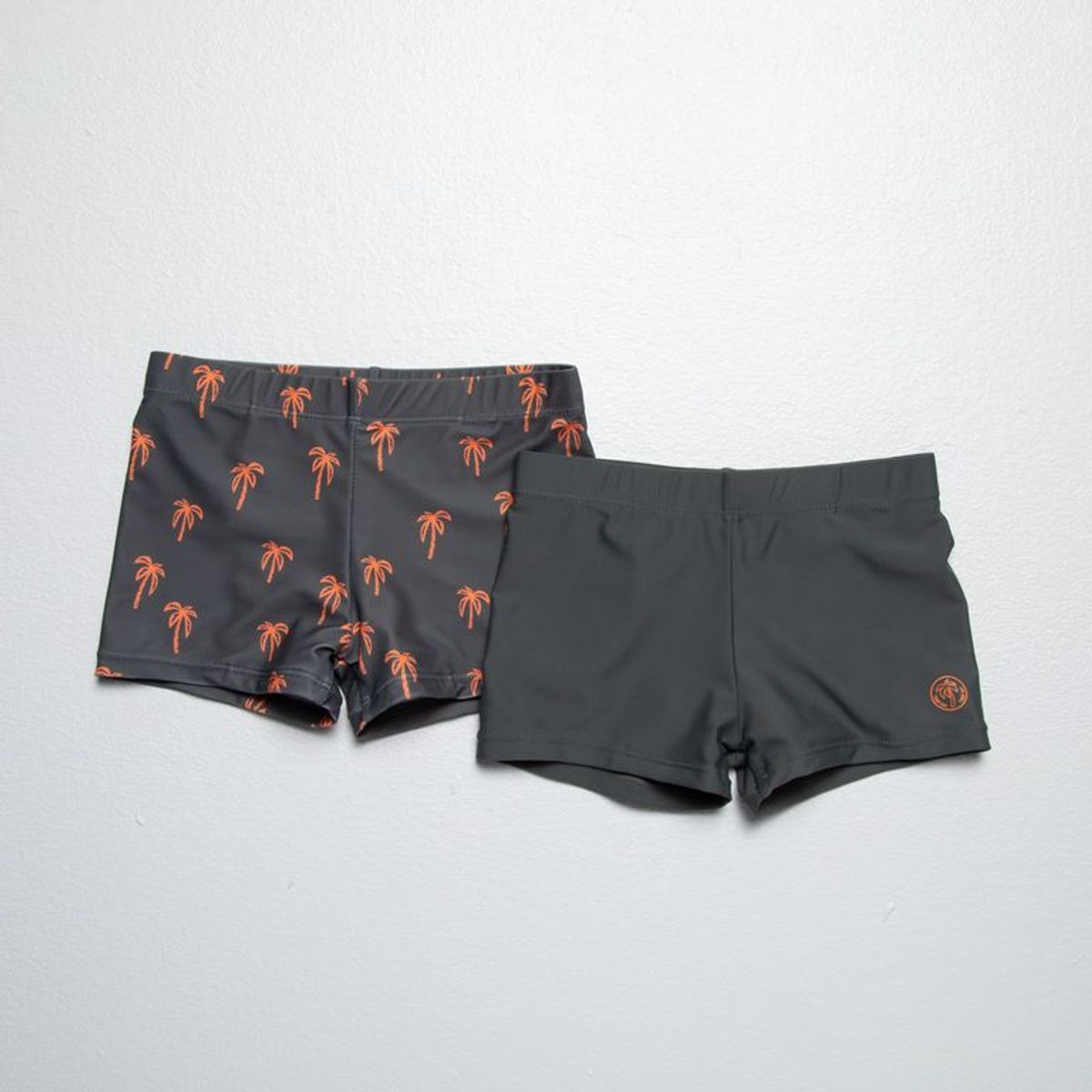 YAMP - Pantaloneta de baño para Niño Pack de 2 unidades Liso Cintura elásticada de Poliéster Yamp