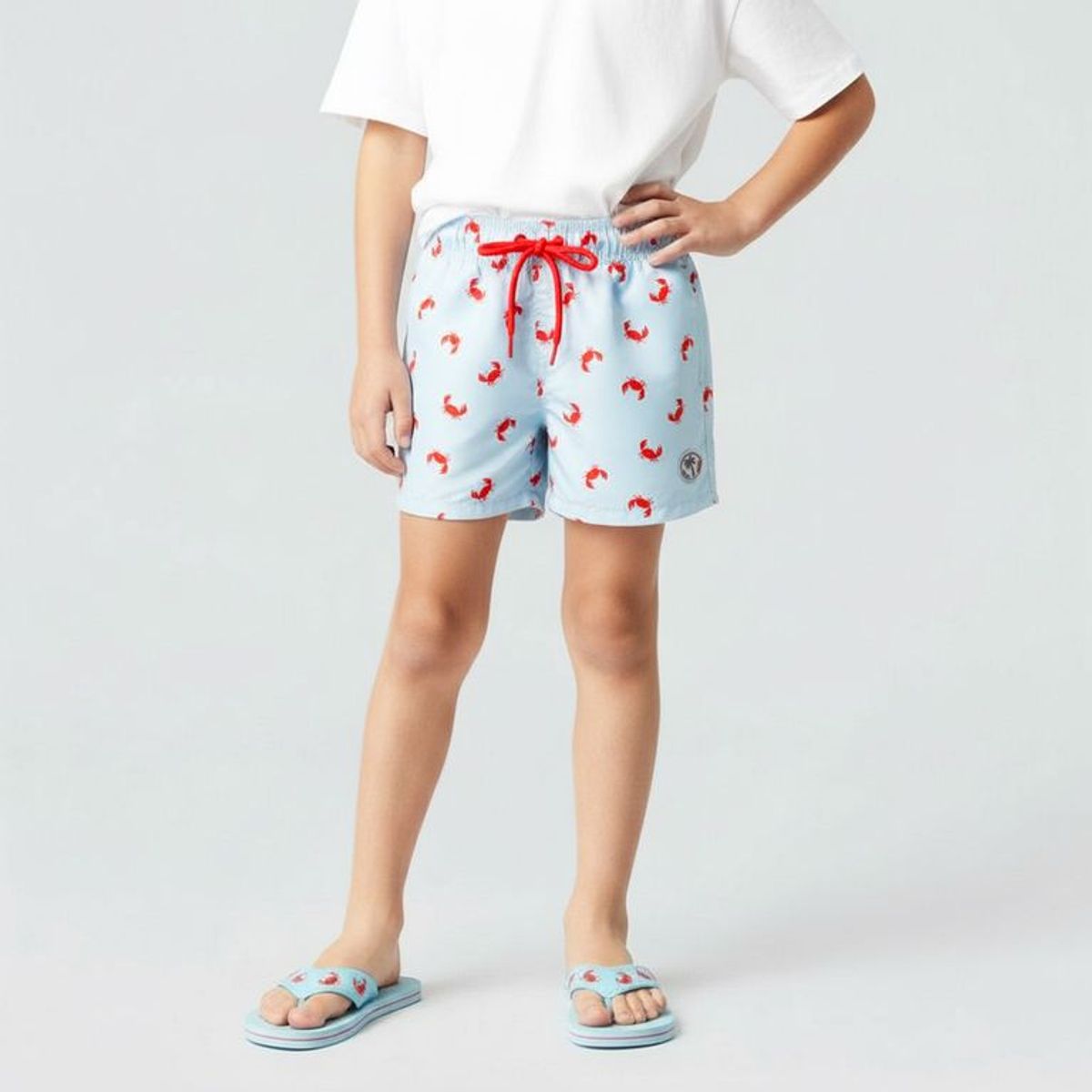 YAMP - Pantaloneta de baño Cintura elásticada para Niño con Estampado Yamp