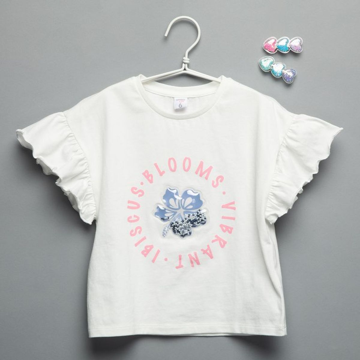 YAMP - Camiseta para Niña con Estampado de Algodón Yamp