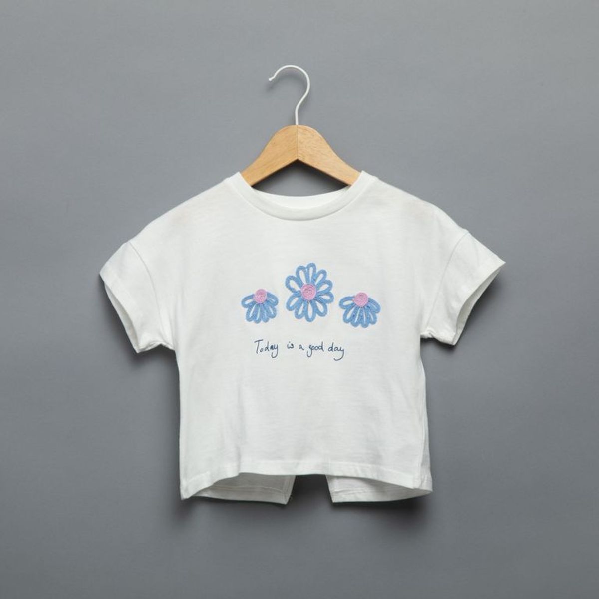 YAMP - Camiseta para Niña Manga corta de Algodón Yamp