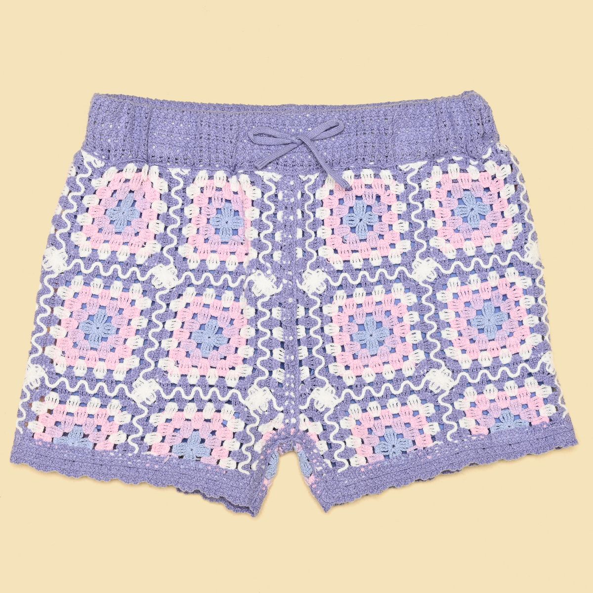 YAMP - Short para Niña Tejido Cintura elásticada de Algodón Yamp