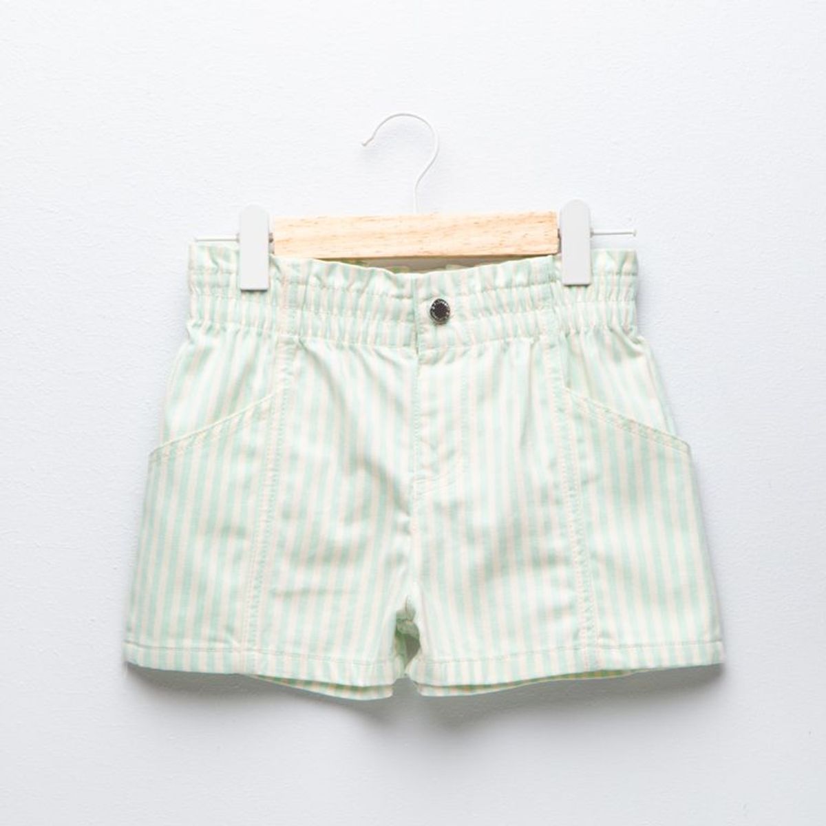 YAMP - Short para Niña Cintura elásticada de Algodón Yamp