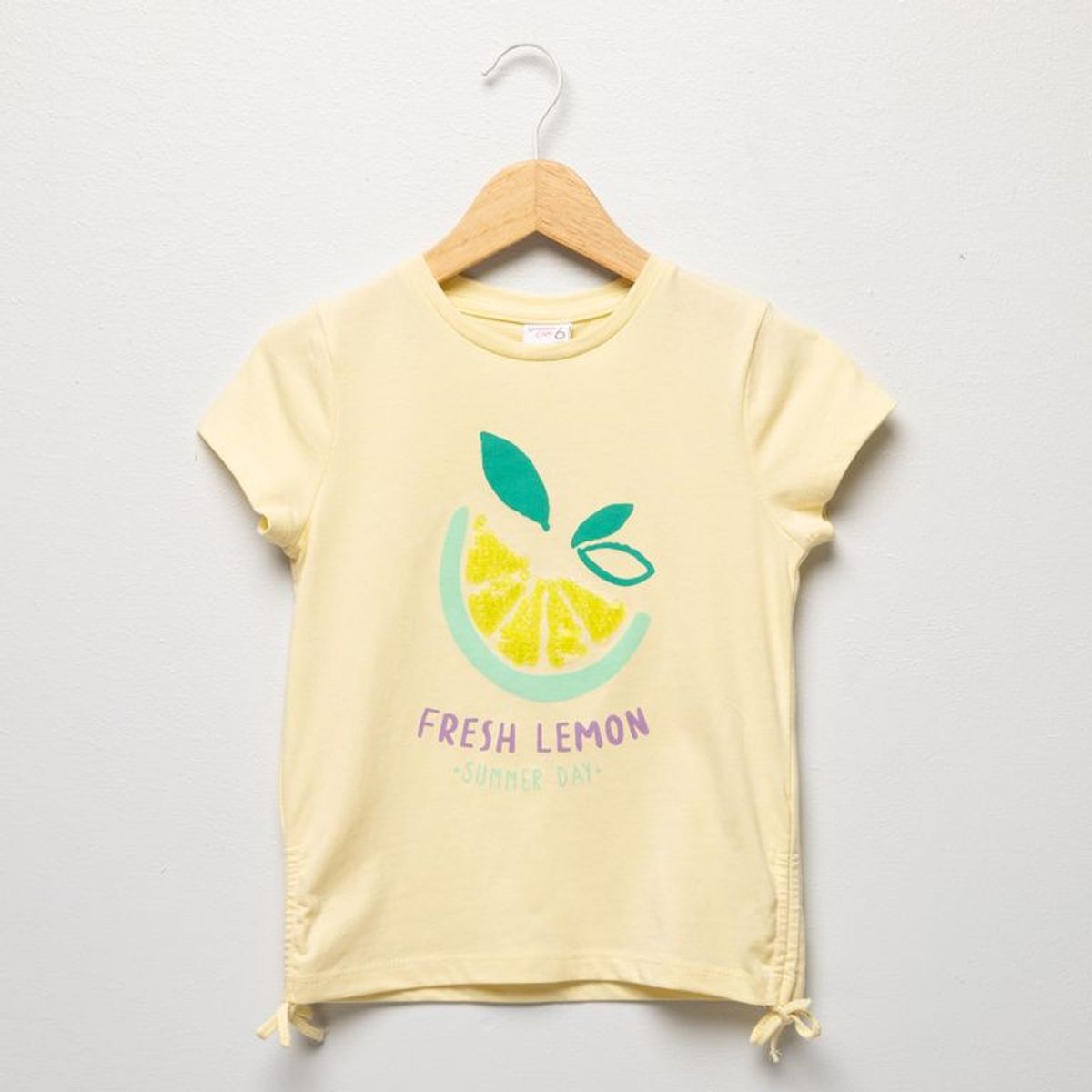 YAMP - Camiseta para Niña con Estampado Manga corta de Algodón Yamp