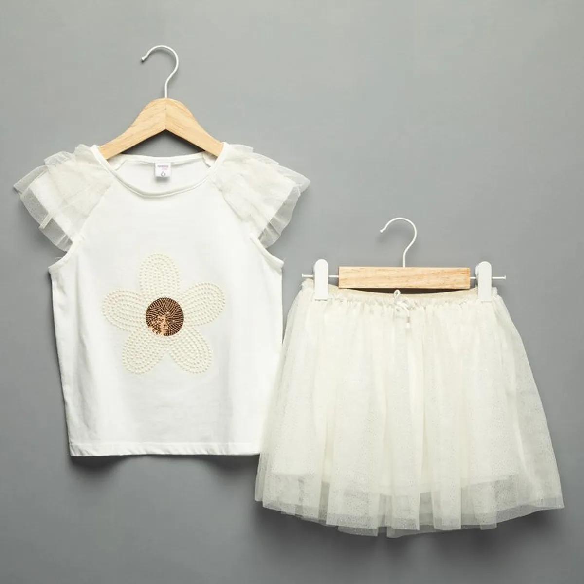 YAMP - Vestido para Niña Tutu de Algodón Yamp