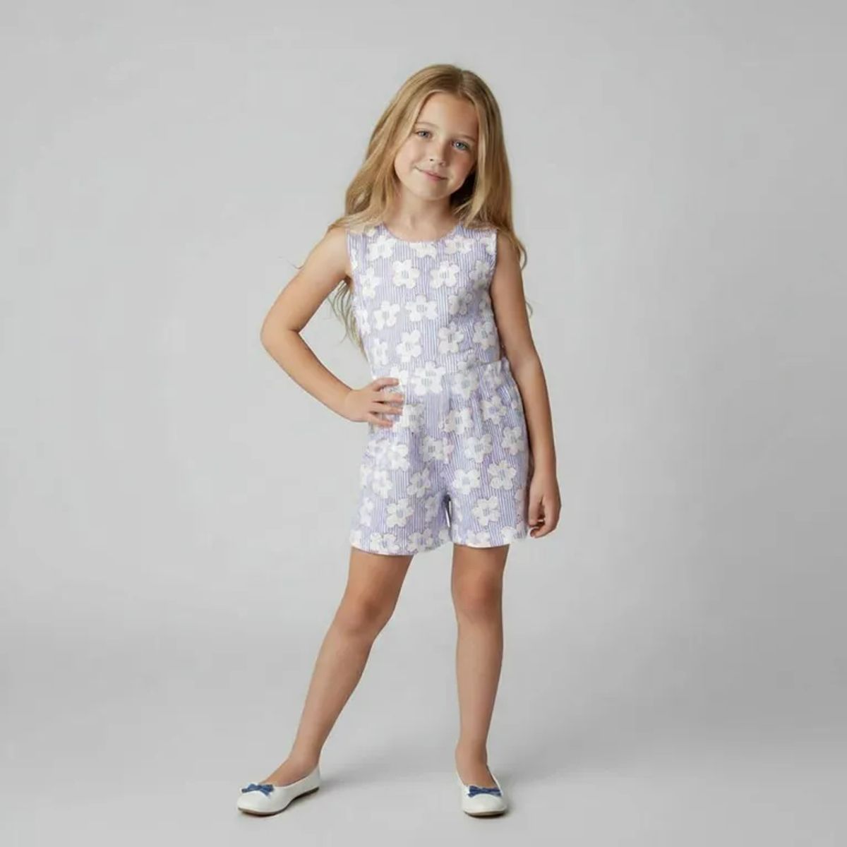 YAMP - Enterizo para Niña de Algodón Yamp