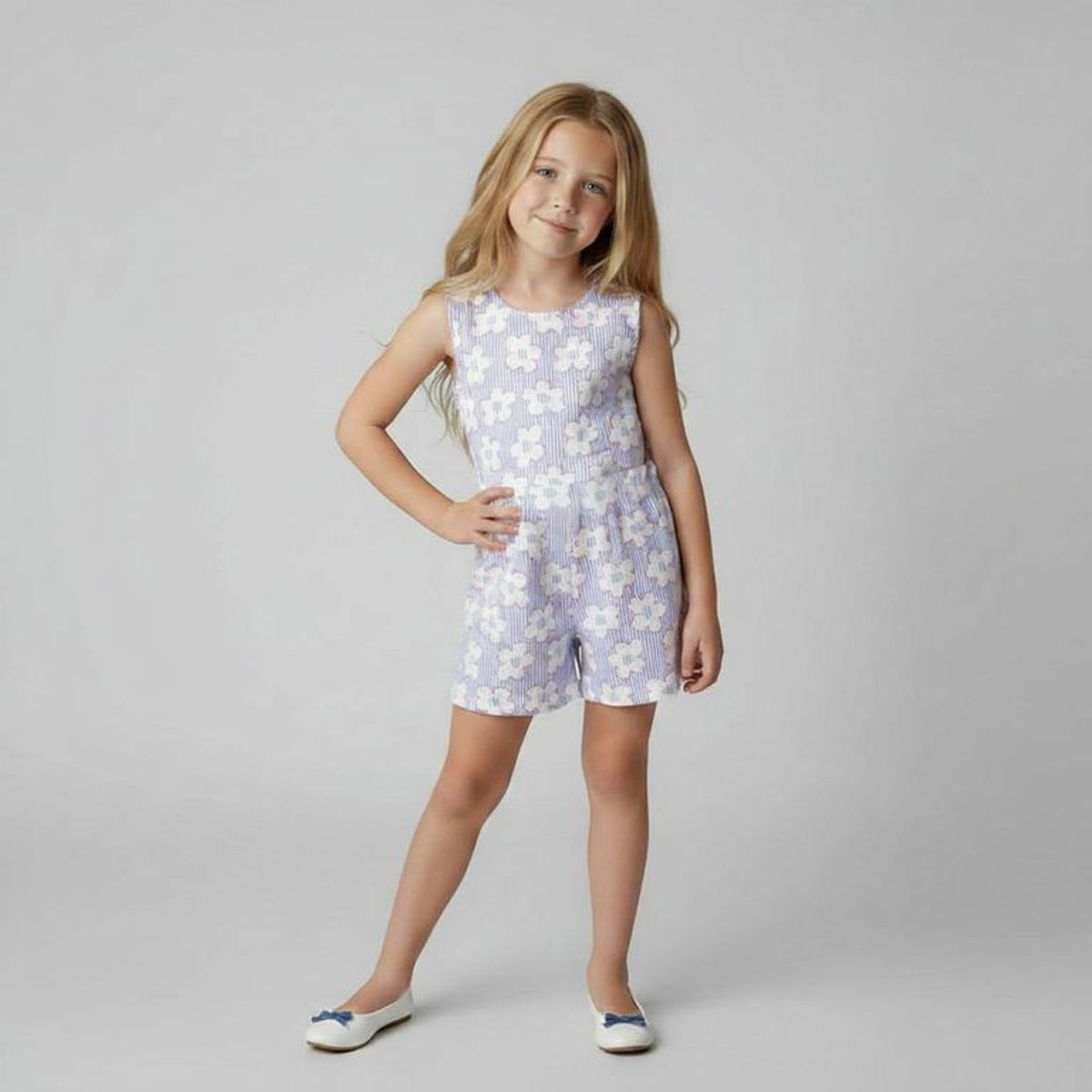 YAMP - Enterizo para Niña de Algodón Yamp