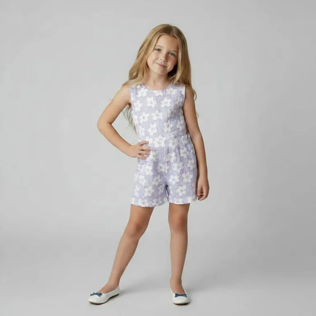 YAMP - Enterizo para Niña de Algodón Yamp