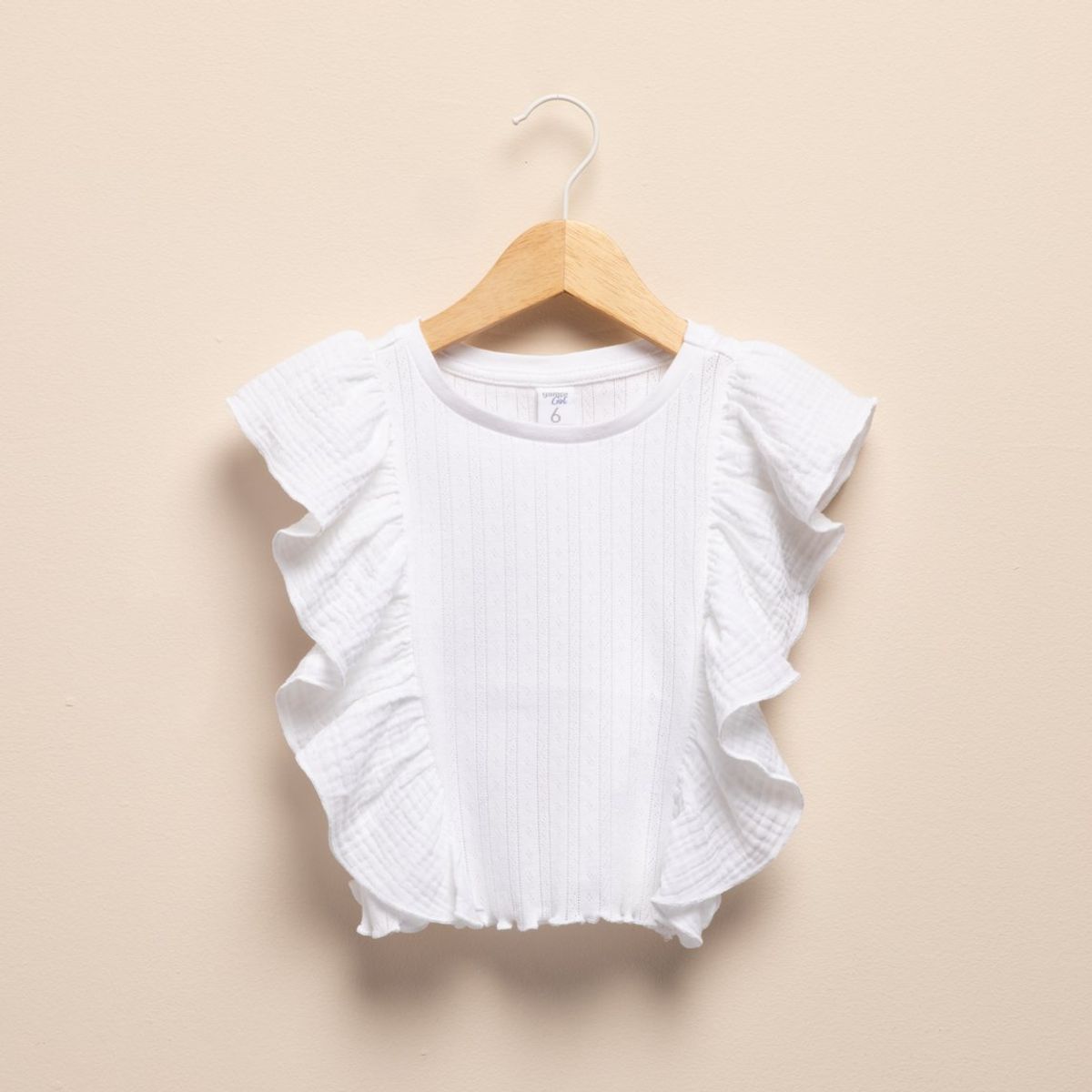 YAMP - Camiseta para Niña con Boleros de Algodón Yamp