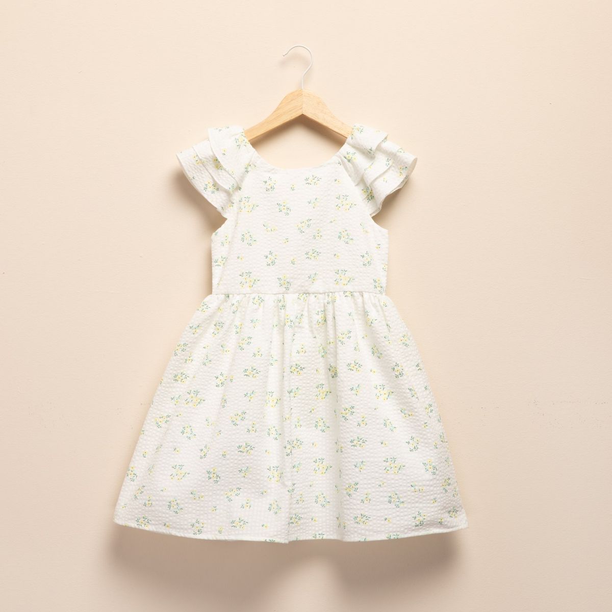 YAMP - Vestido para Niña Medio de Algodón Yamp