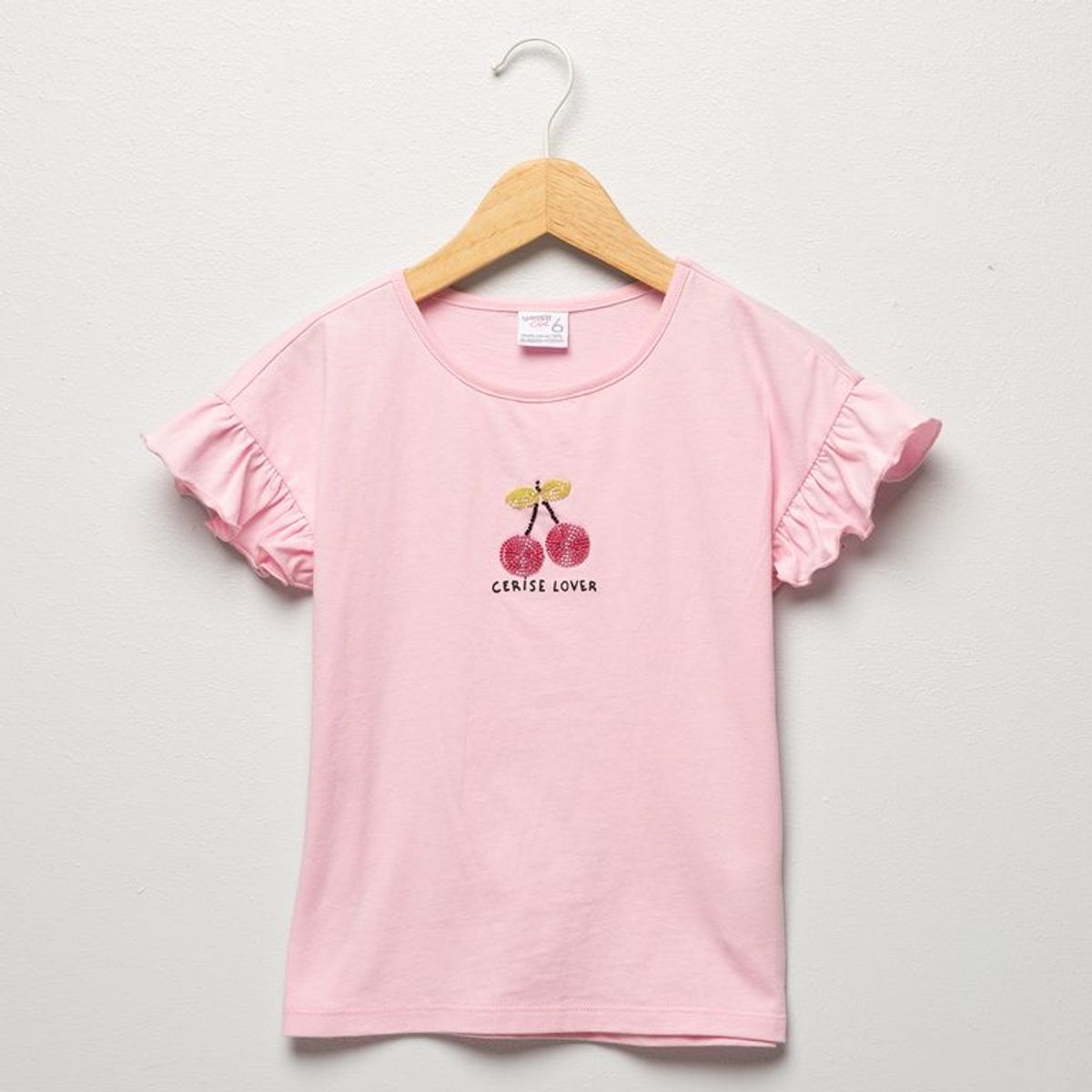 YAMP - Camiseta para Niña con Estampado de Algodón Yamp