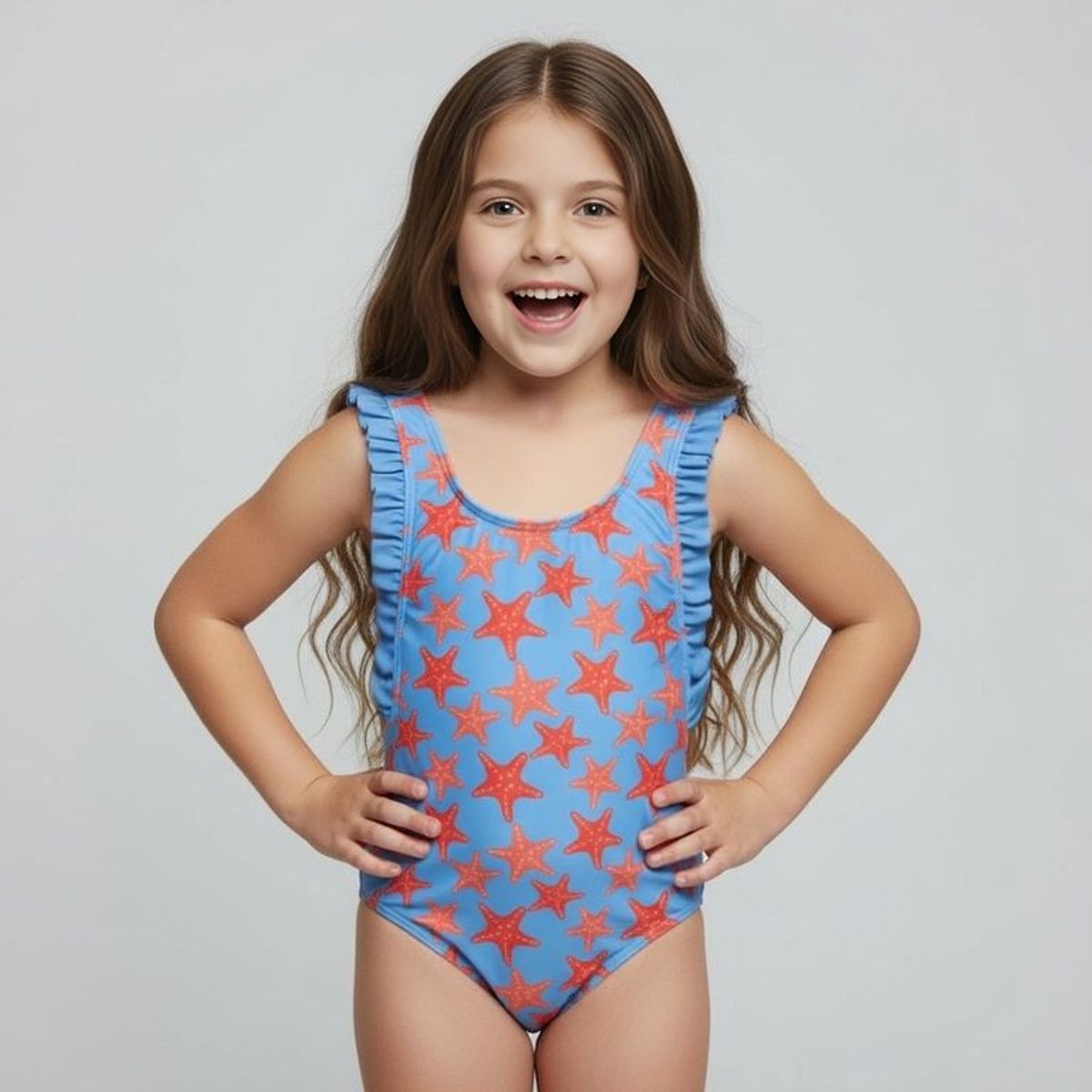 YAMP - Vestido de baño para Niña con Boleros Yamp