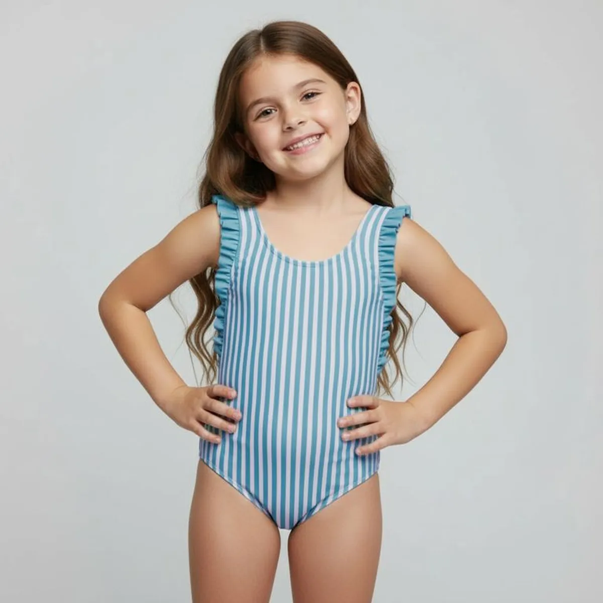 YAMP - Vestido de baño para Niña con Boleros Yamp