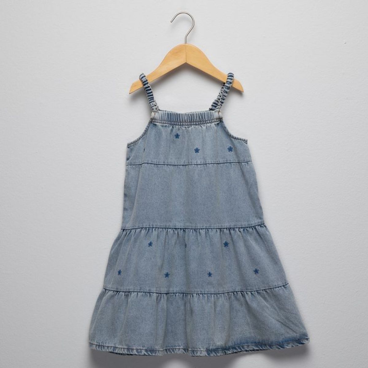 YAMP - Vestido para Niña con Bordado de Algodón Yamp