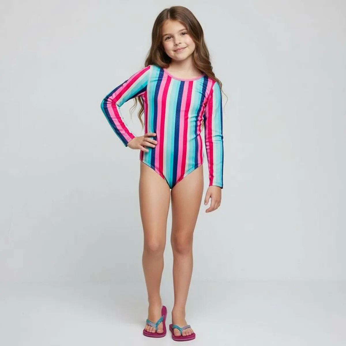 YAMP - Vestido de baño Enterizo para Niña Yamp