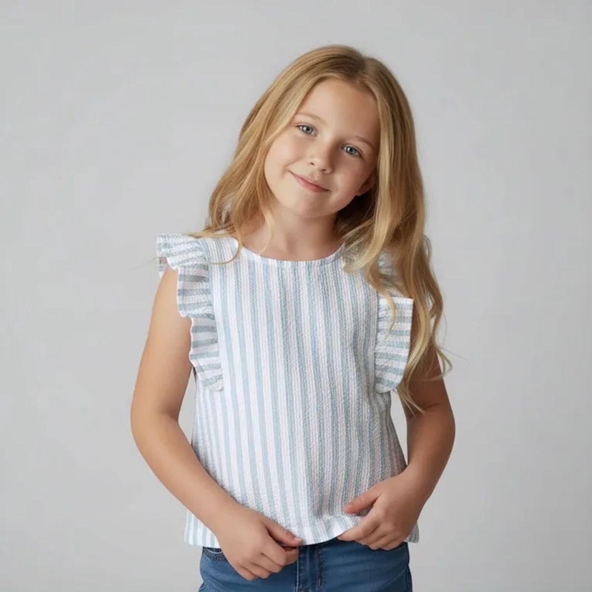 YAMP - Blusa para Niña de Algodón Yamp