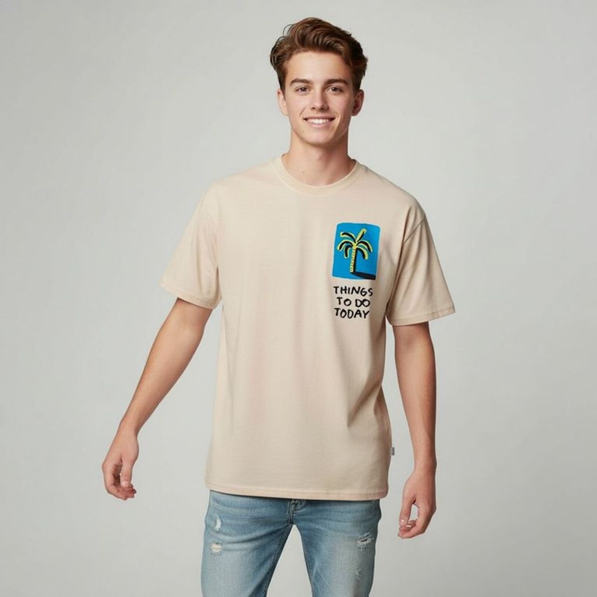 FEDERATION - Camiseta Para Niño con Estampado Manga corta de Algodón Federation