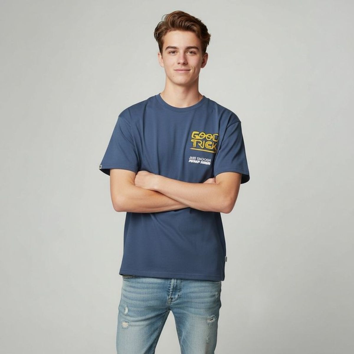 FEDERATION - Camiseta Para Niño con Estampado Manga corta de Algodón Federation