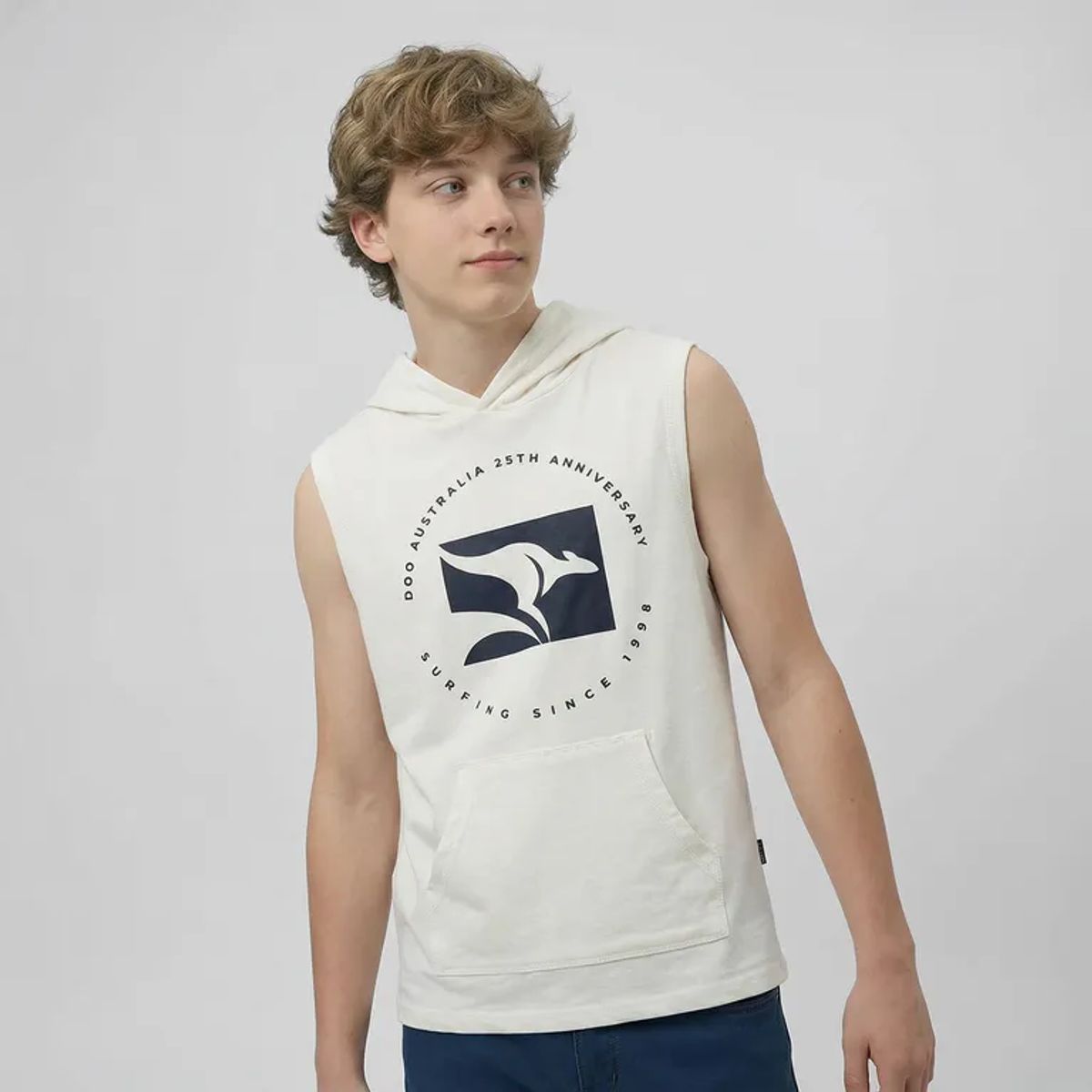 DOO AUSTRALIA - Camiseta Para Niño Estampado Con capucha de Algodón Doo Australia