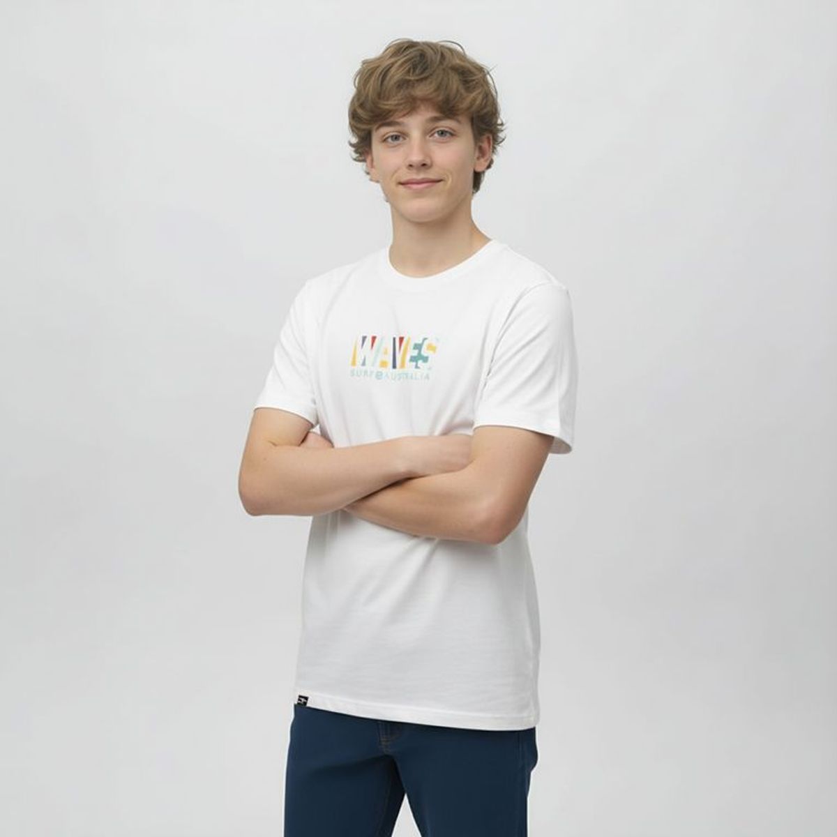 DOO AUSTRALIA - Camiseta para Niño con Logo Manga corta de Algodón Doo Australia