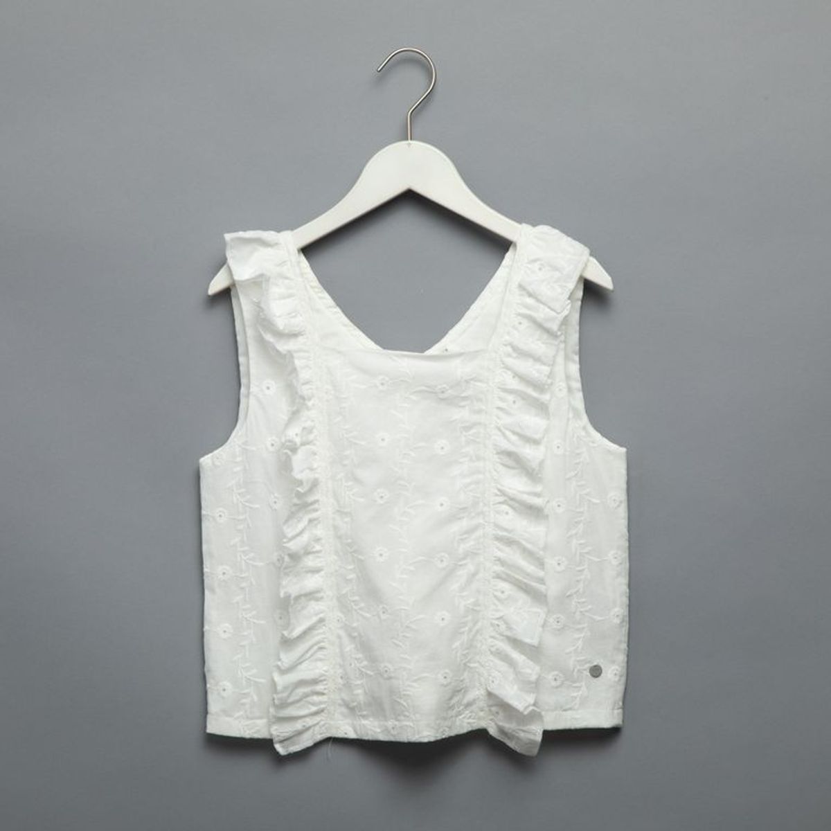 ELV - Blusa para Niña de Algodón ELV