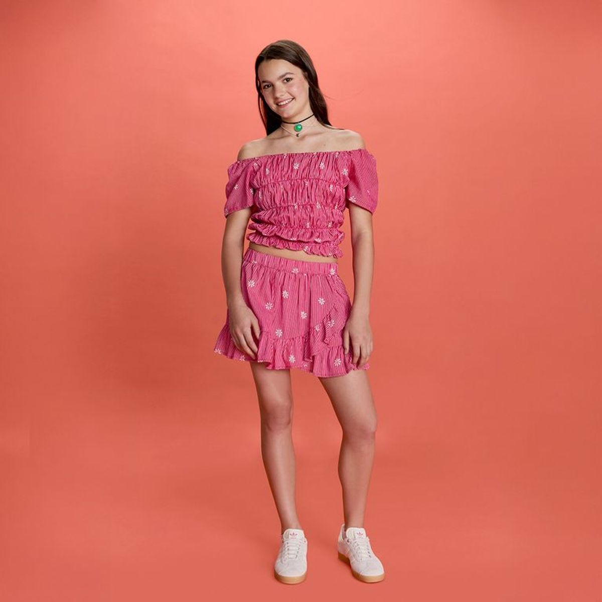 ELV - Blusa para Niña de Algodón ELV