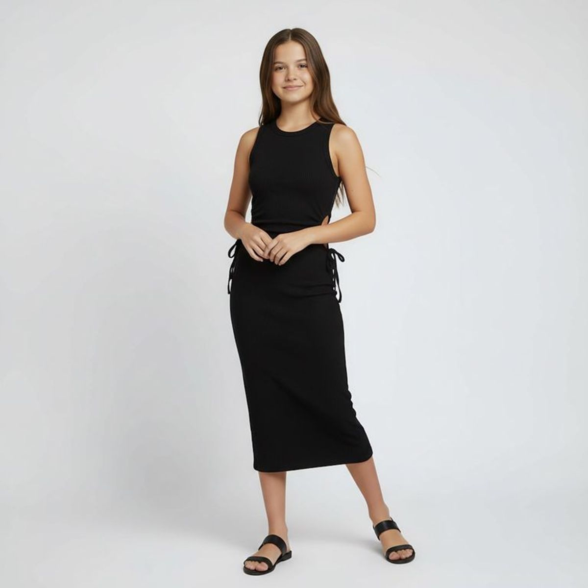 ELV - Vestido Para Niña de Algodón Elv