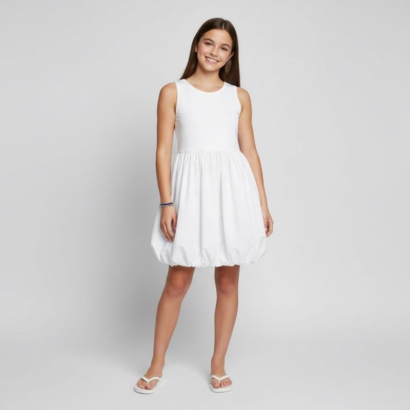 ELV - Vestido para Niña de Algodón ELV