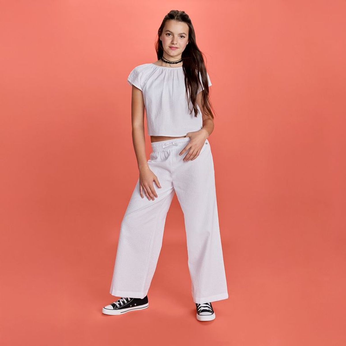 ELV - Pantalón para Niña de Algodón ELV