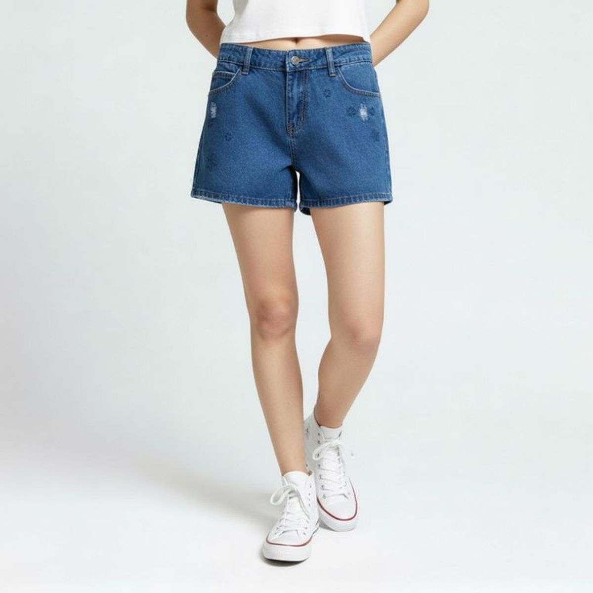 ELV - Short Para Niña de Algodón Elv