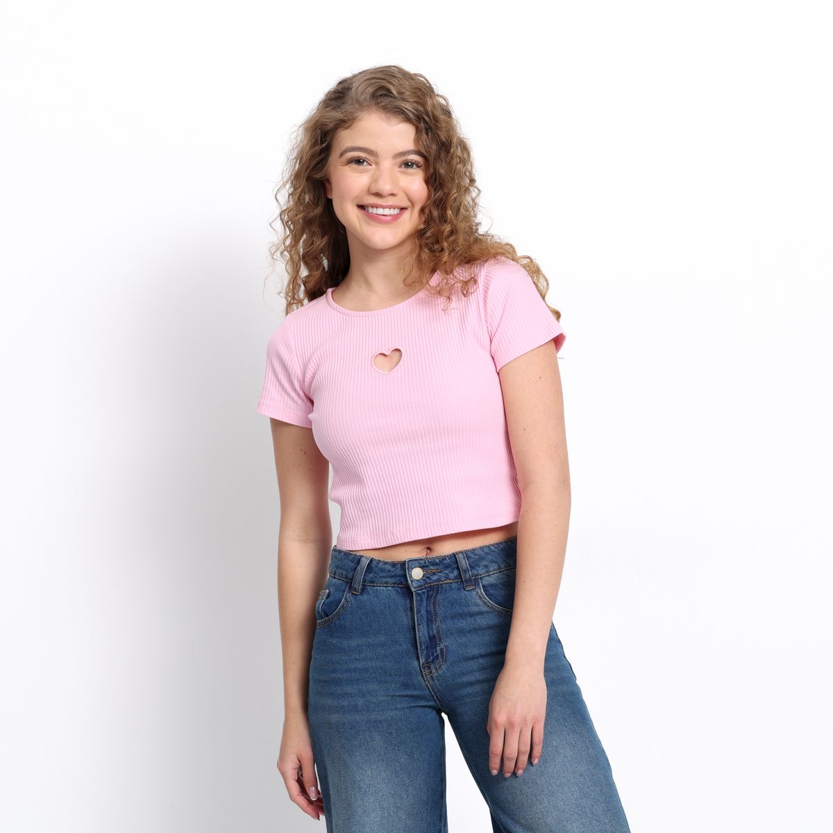 ELV - Camiseta para Niña de Algodón ELV