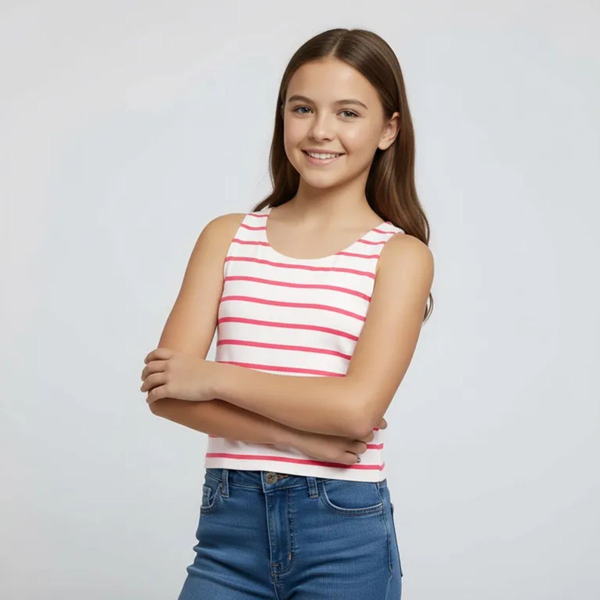 ELV - Top Para Niña de Rayas Elv