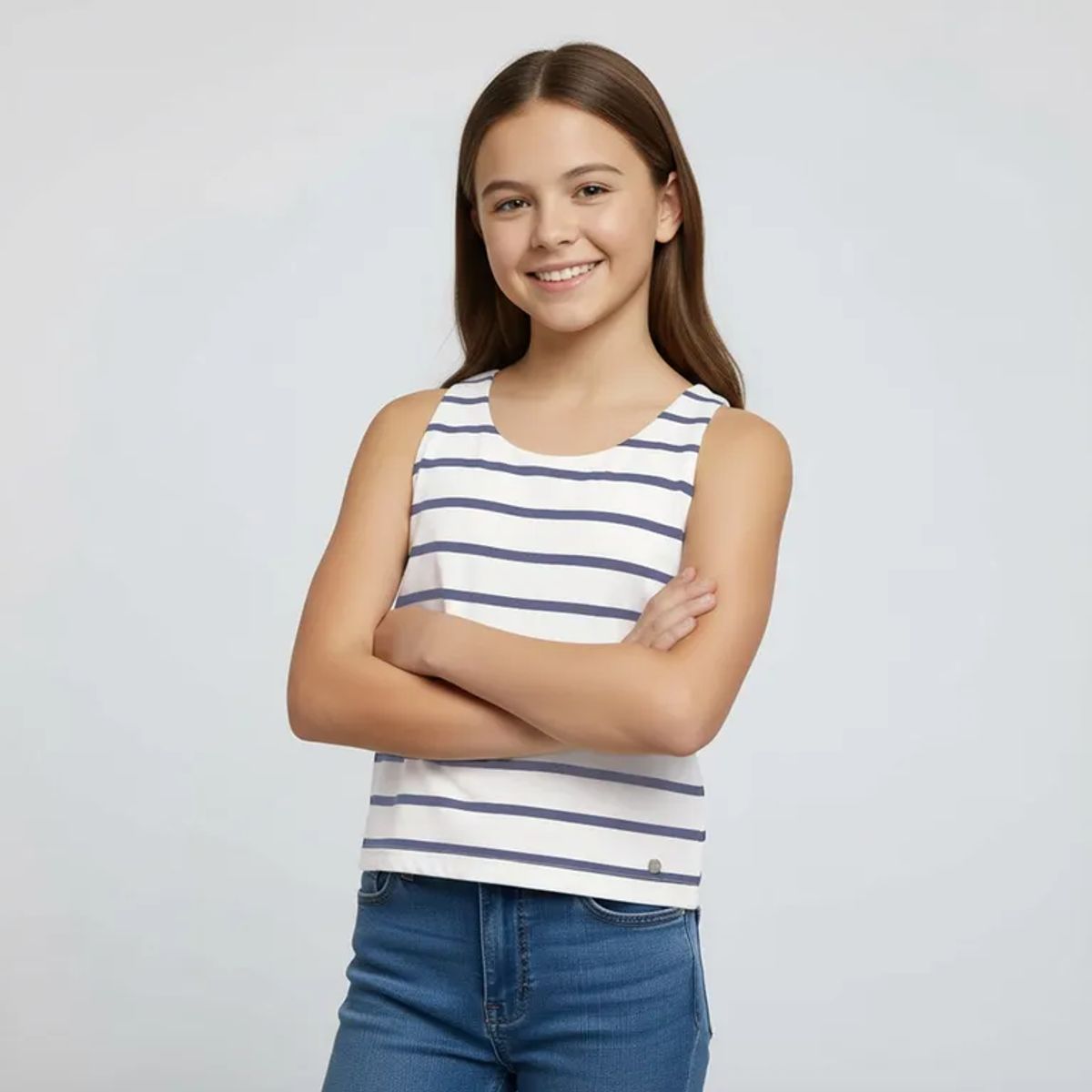 ELV - Top Para Niña de Rayas Elv