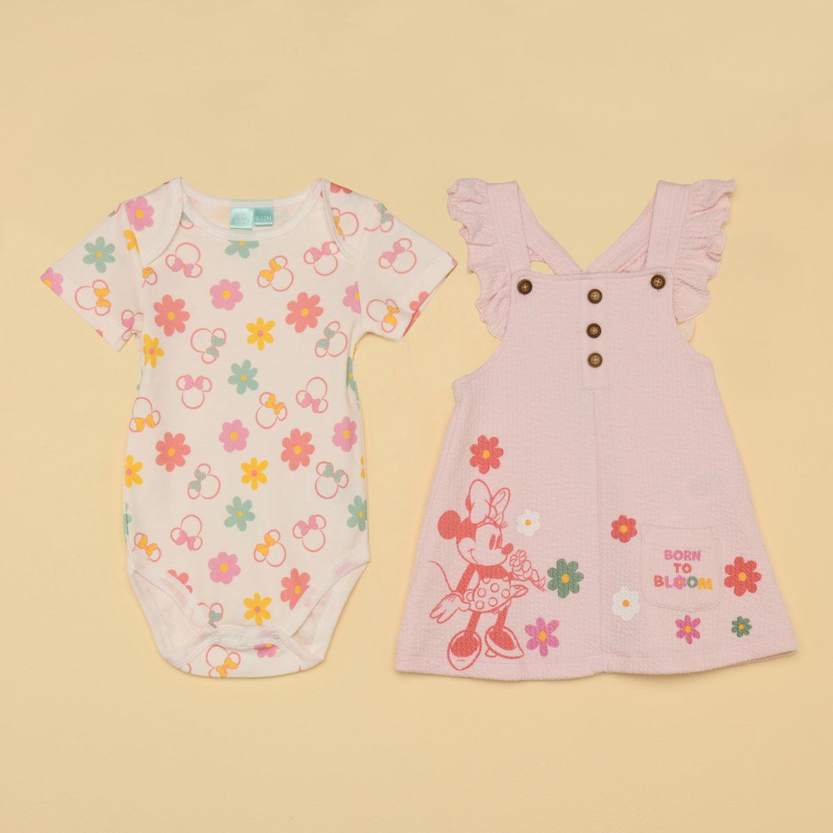 MINNIE - Sets Body + Vestido para Bebé niña en Algodón Minnie