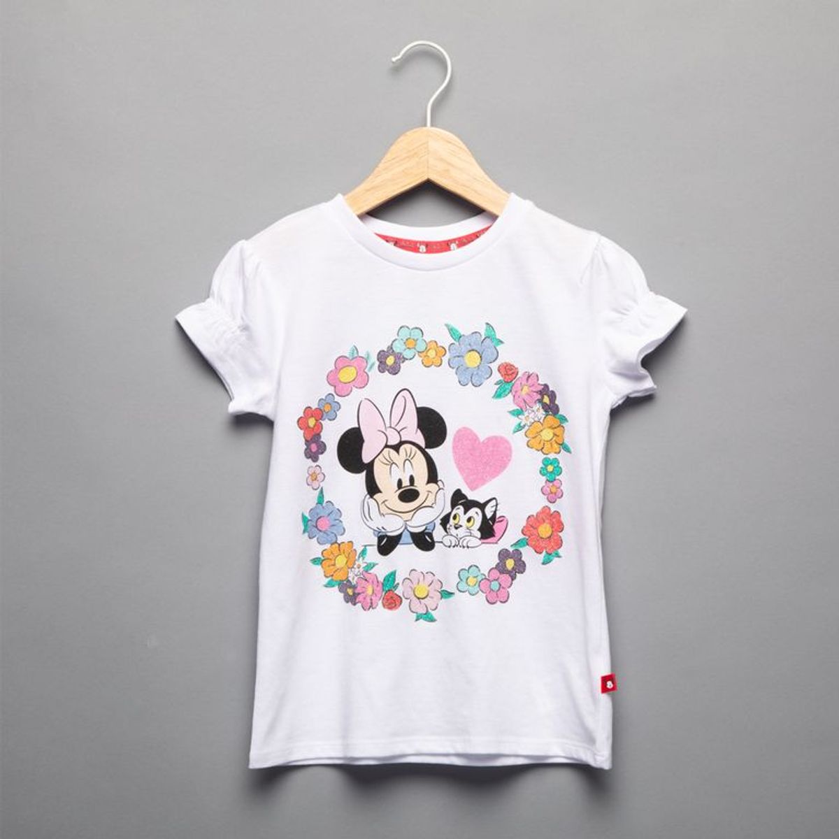 MINNIE - Camiseta Para Niña con Estampado Minnie Manga corta de Algodón Minnie