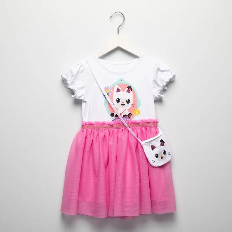 GABBYS DOLLHOUSE - Vestido Niña con Estampado Tutu Manga corta de Algodón Gabby'S Doll House