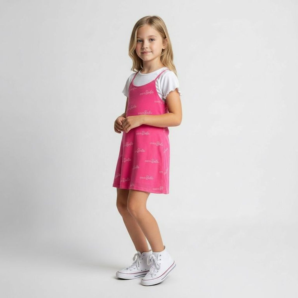 BARBIE - Vestido Para Niña con Estampado Barbie