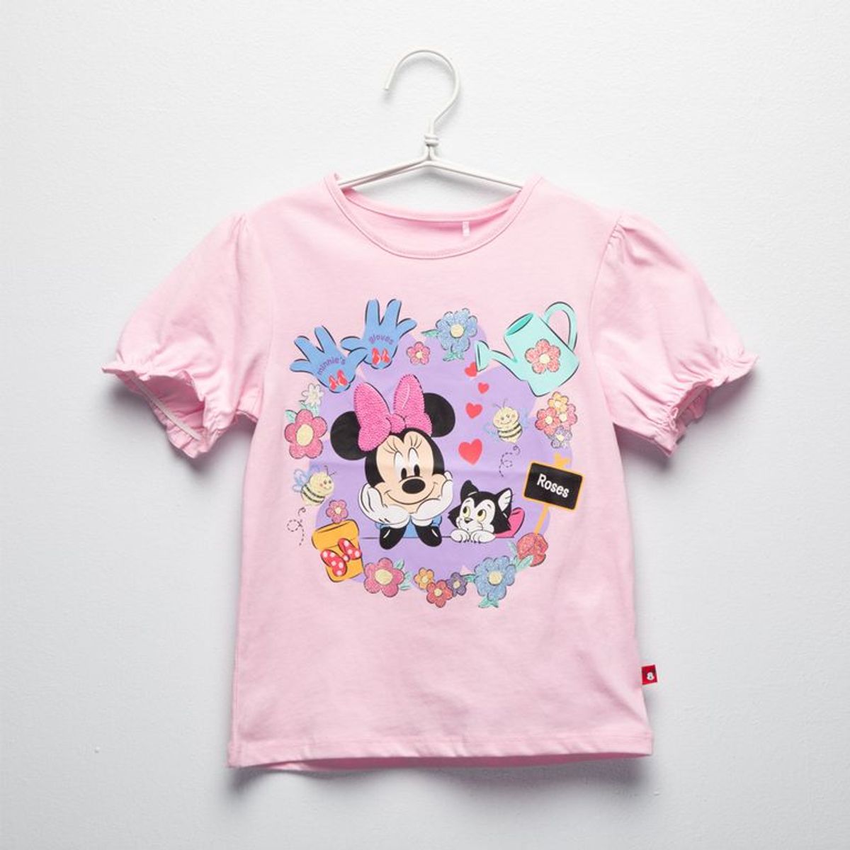 MINNIE - Camiseta Para Niña con Estampado Minnie Manga corta de Algodón Minnie