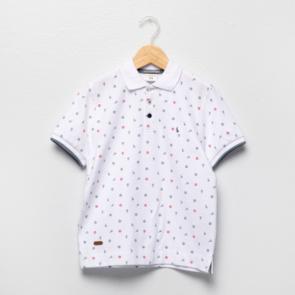 CONIGLIO - Camiseta polo Para Niño con Estampado Con cuello Manga corta de Algodón Coniglio