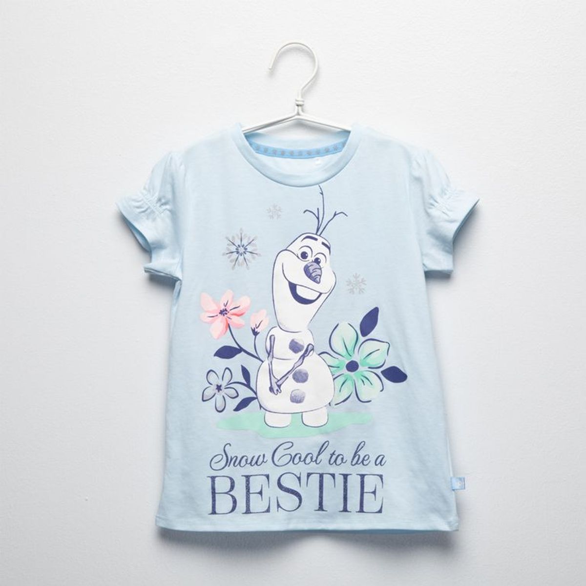 FROZEN - Camiseta Para Niña con Estampado Manga corta de Algodón Frozen